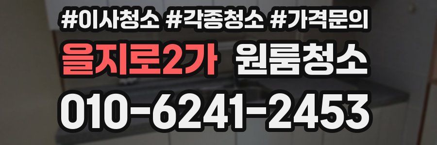 을지로2가 이사청소