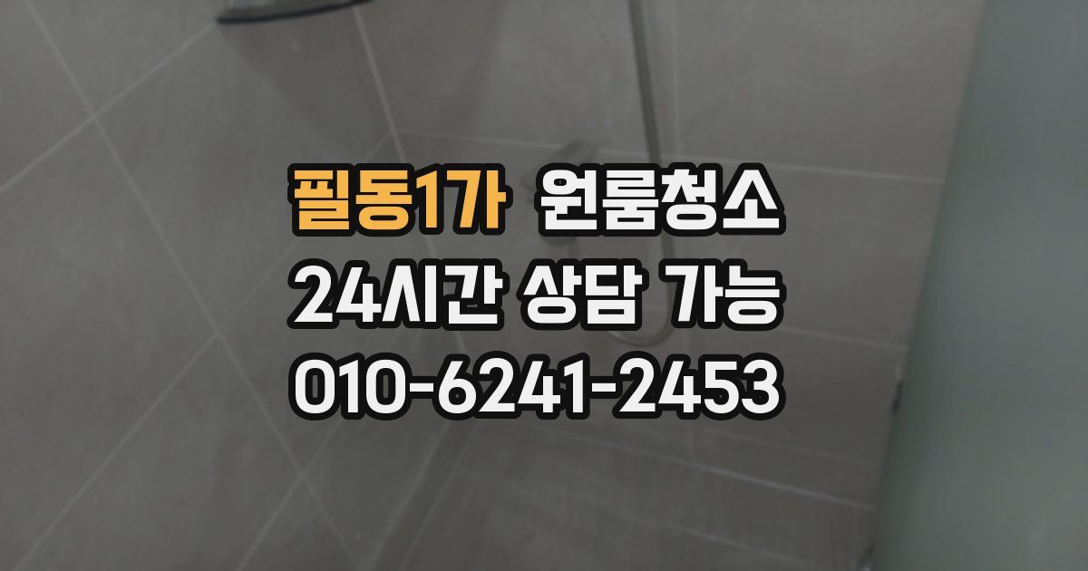 필동1가 입주청소