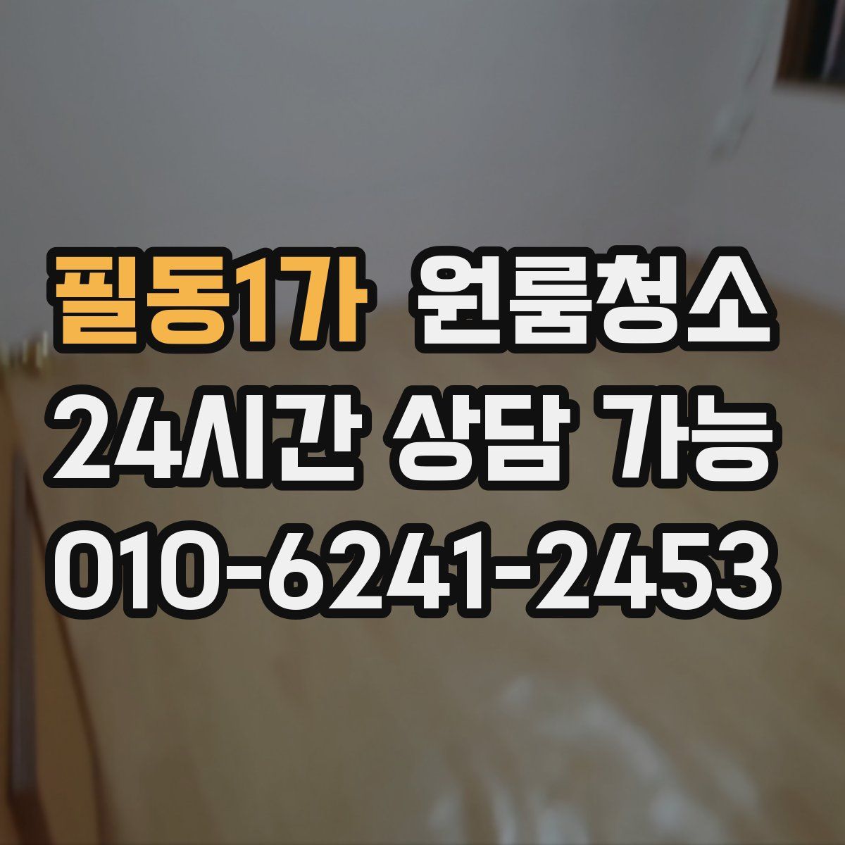 필동1가 원룸청소