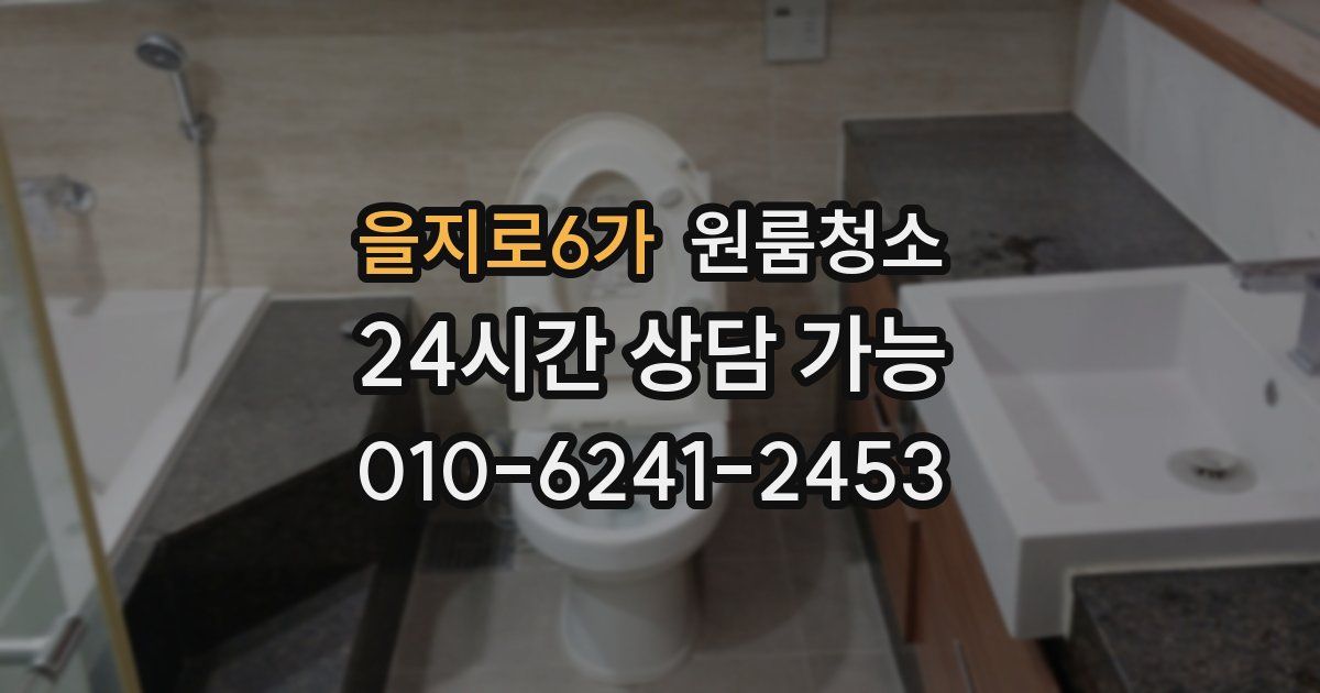을지로6가 입주청소