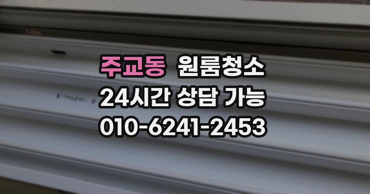 주교동 입주청소