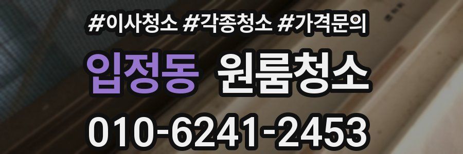 입정동 이사청소