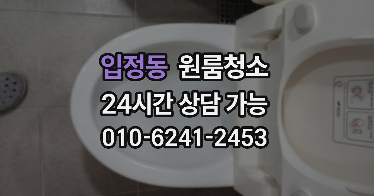 입정동 입주청소