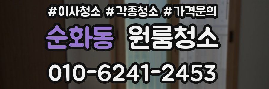 순화동 이사청소