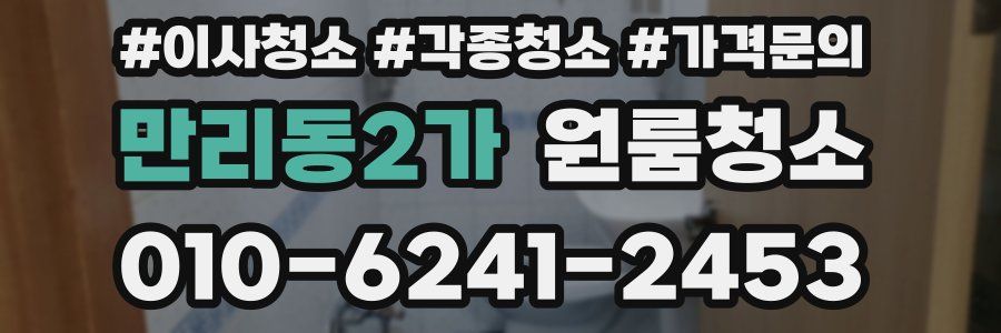 만리동2가 이사청소