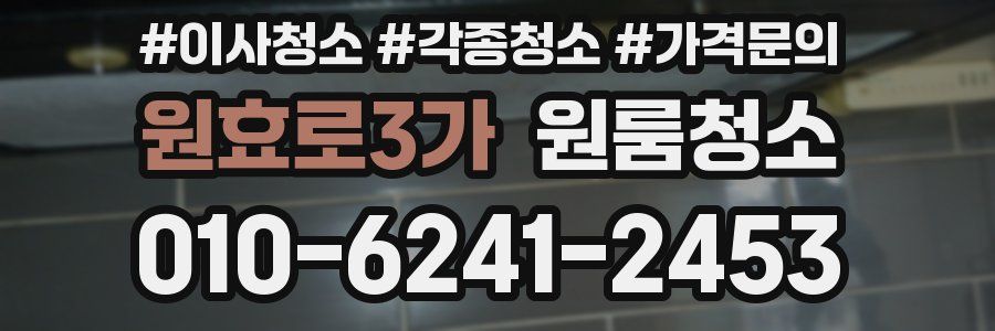 원효로3가 이사청소