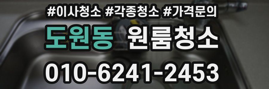 도원동 이사청소