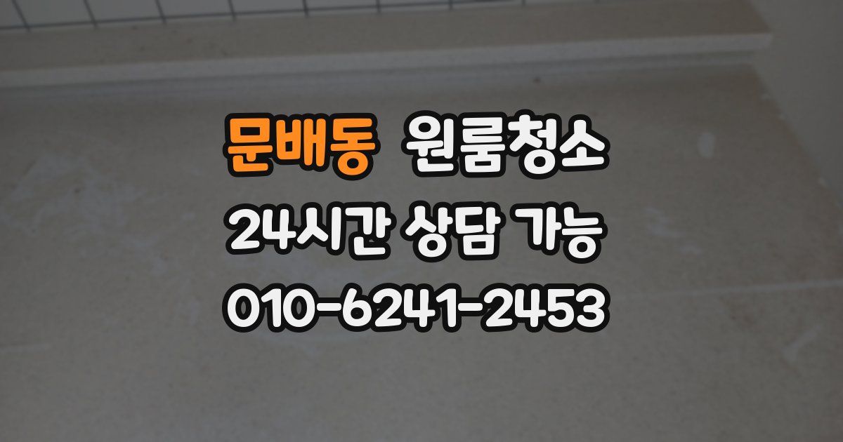 문배동 입주청소