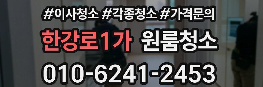 한강로1가 이사청소