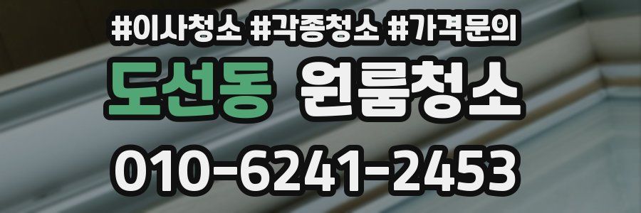 도선동 이사청소