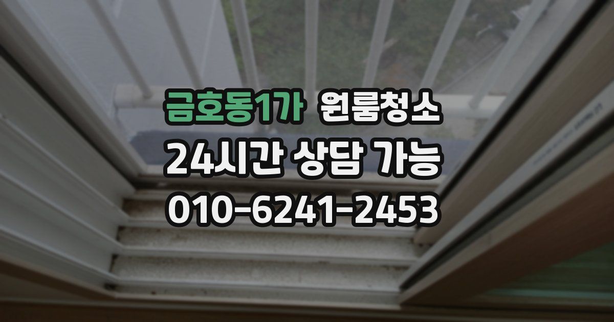 금호동1가 입주청소