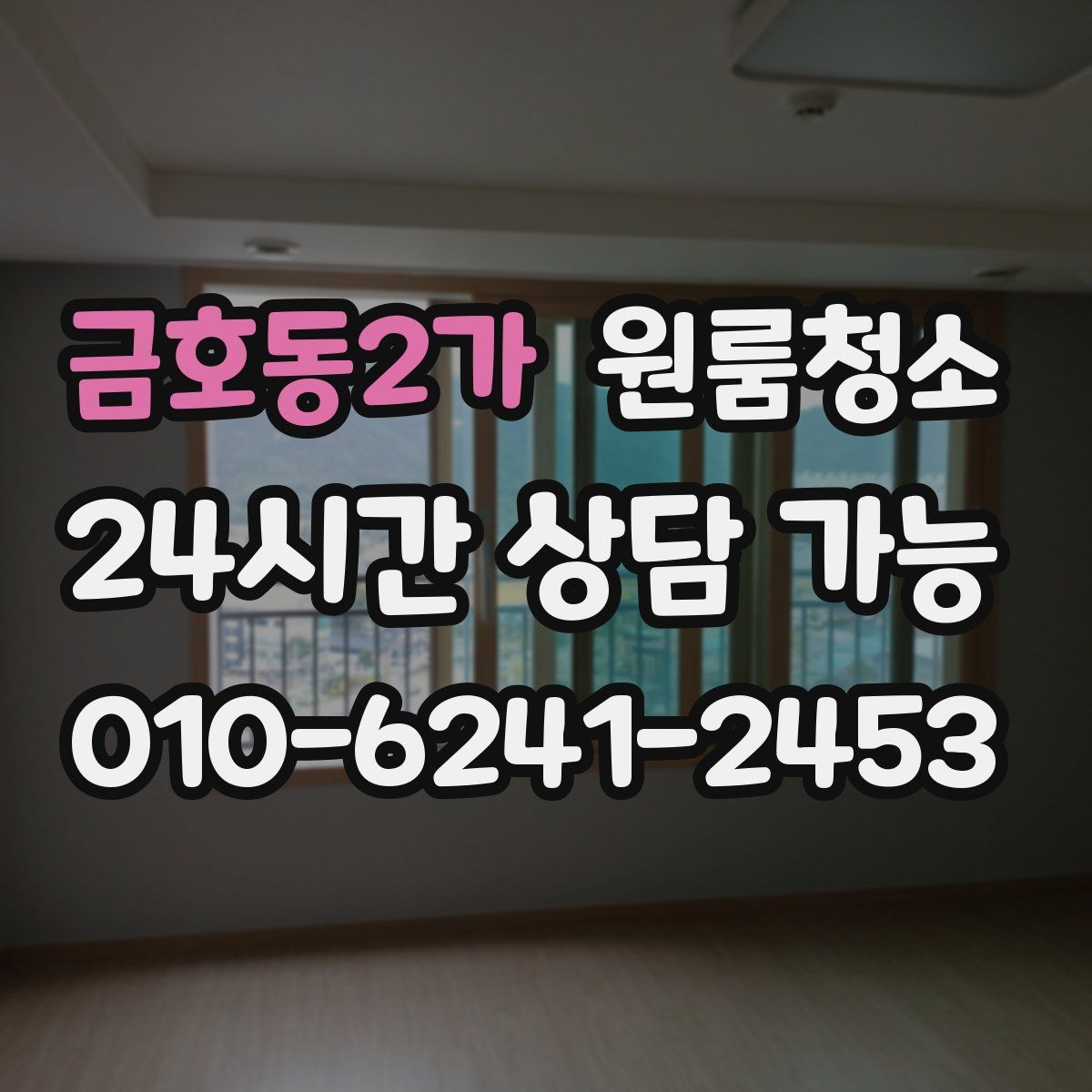 금호동2가 원룸청소