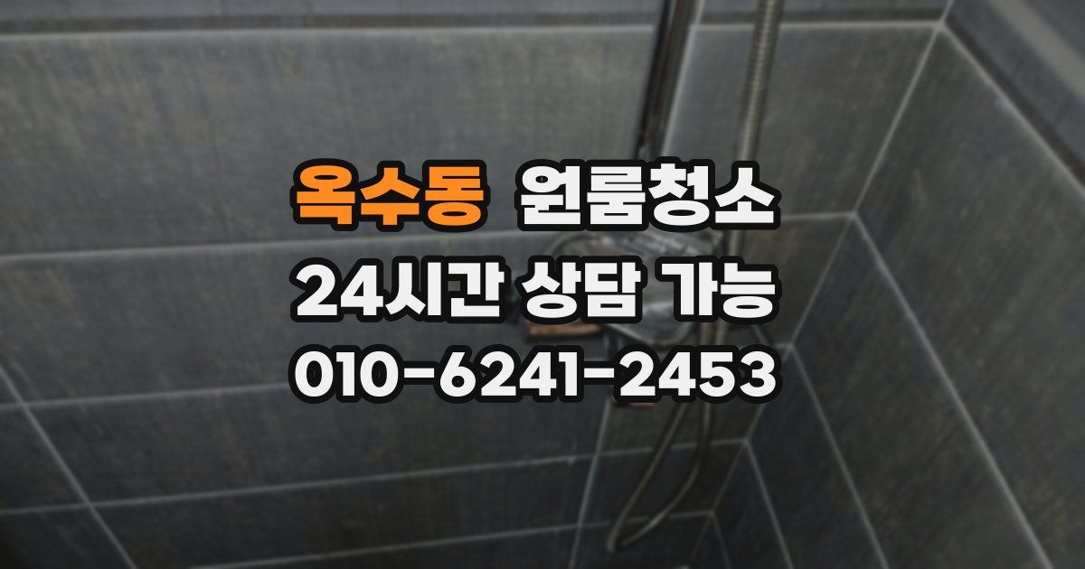 옥수동 입주청소