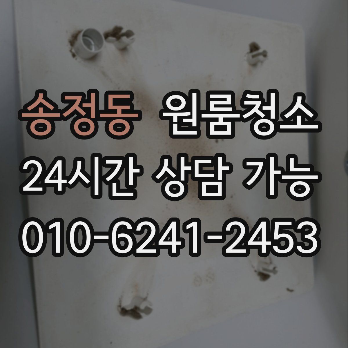 송정동 원룸청소