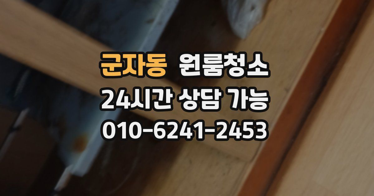 군자동 입주청소