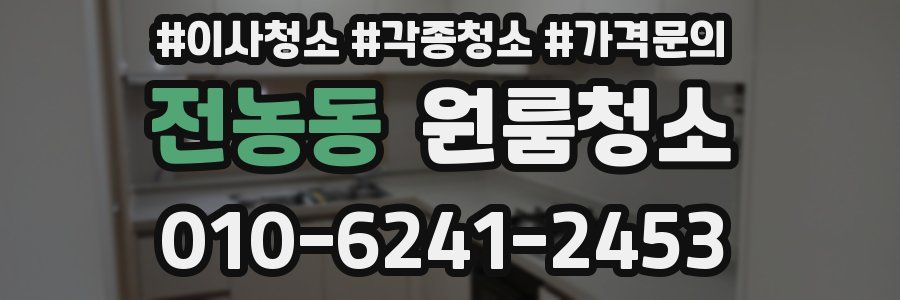 전농동 이사청소