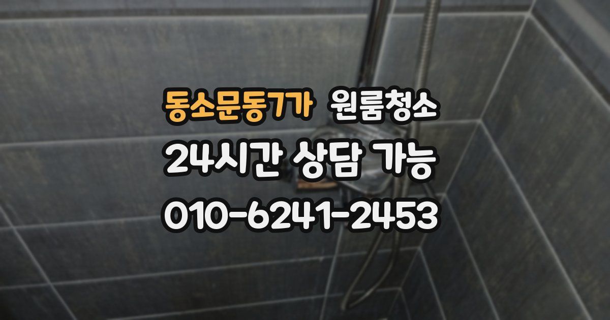 동소문동7가 입주청소