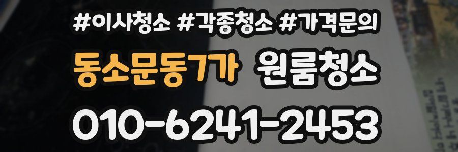 동소문동7가 이사청소