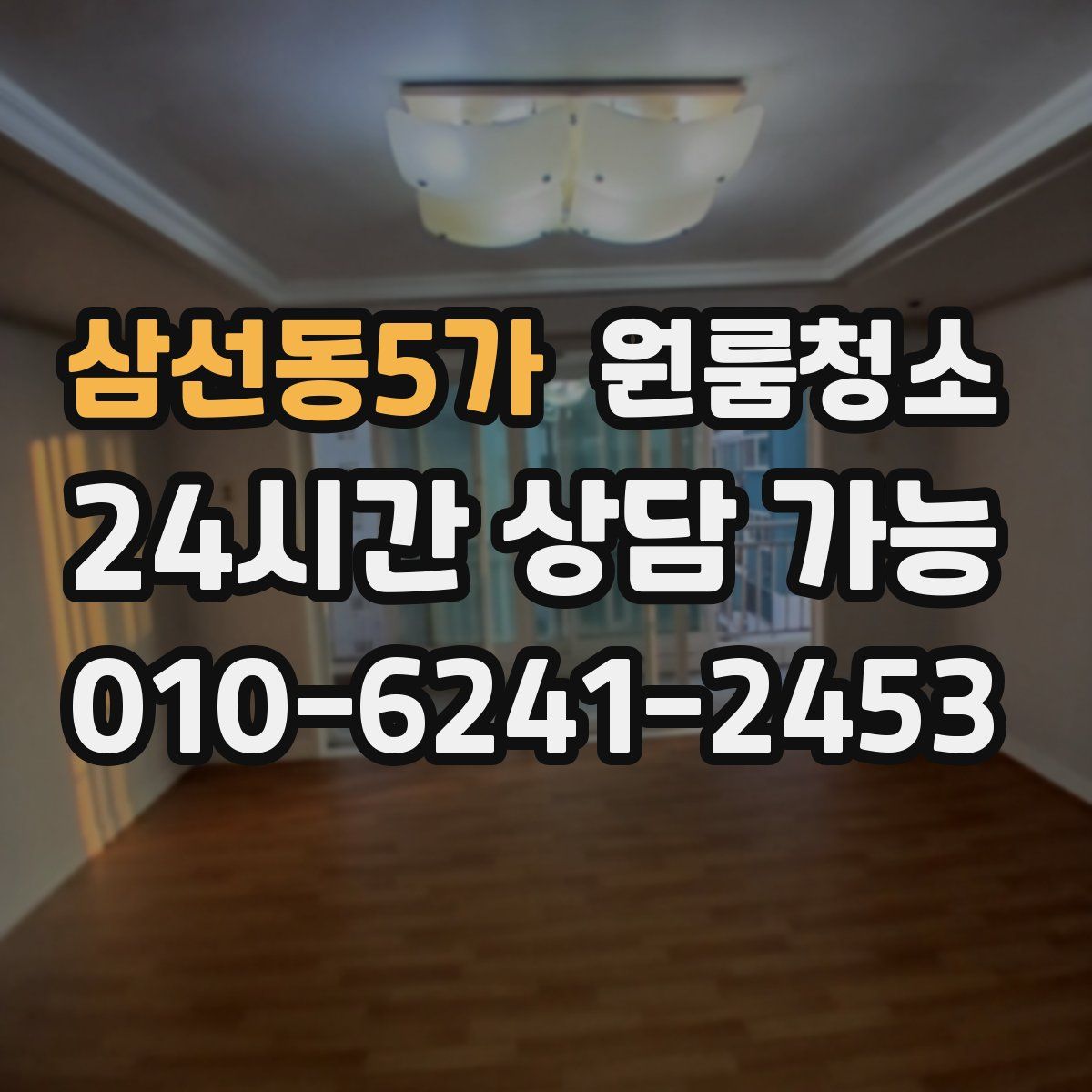 삼선동5가 원룸청소