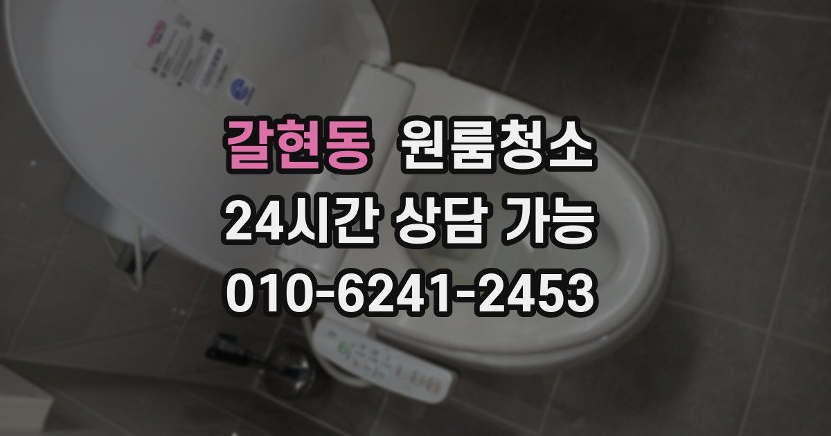 갈현동 입주청소