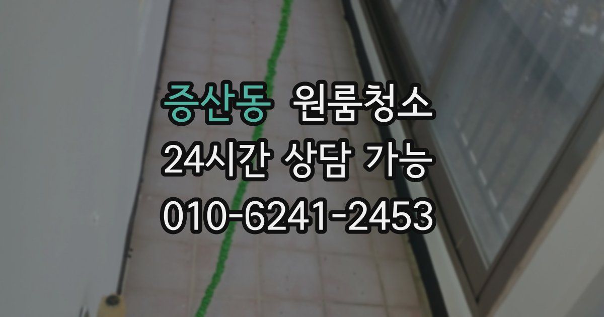 증산동 입주청소