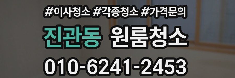 진관동 이사청소