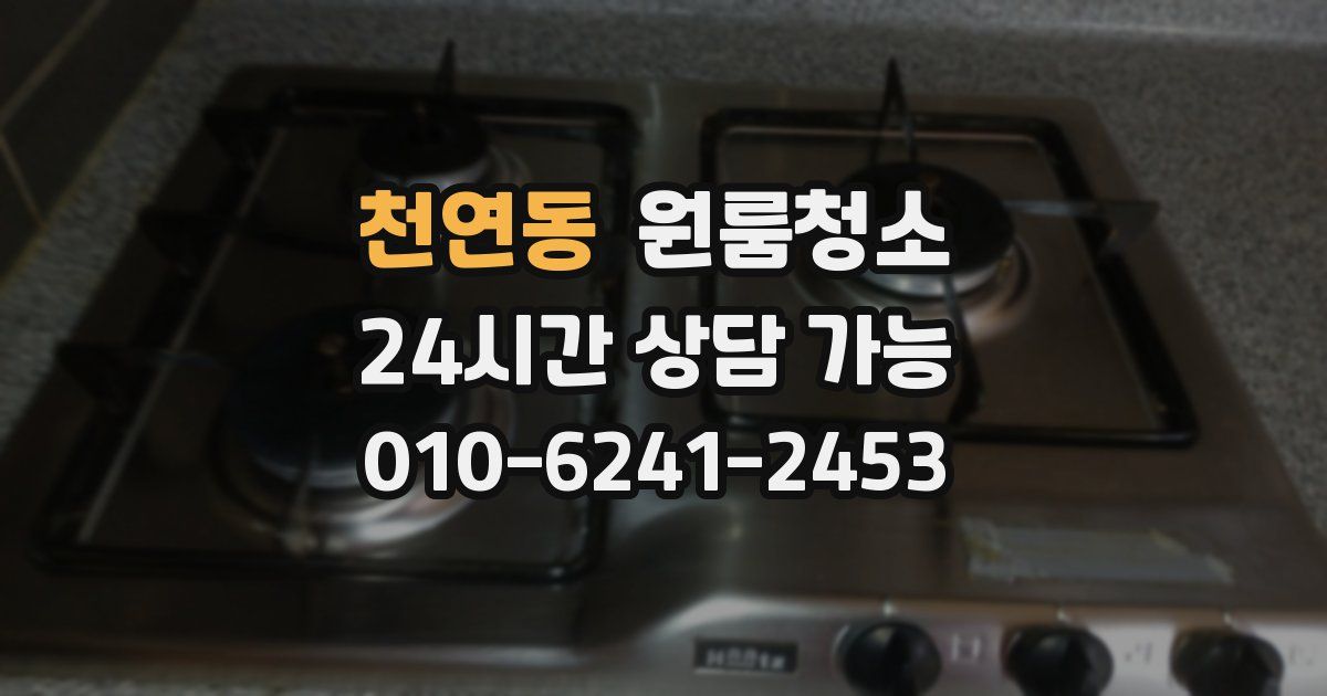 천연동 입주청소