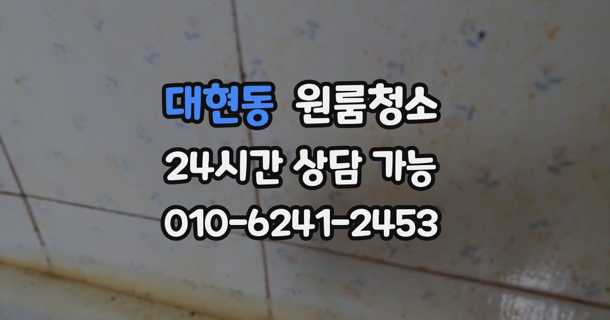 대현동 입주청소