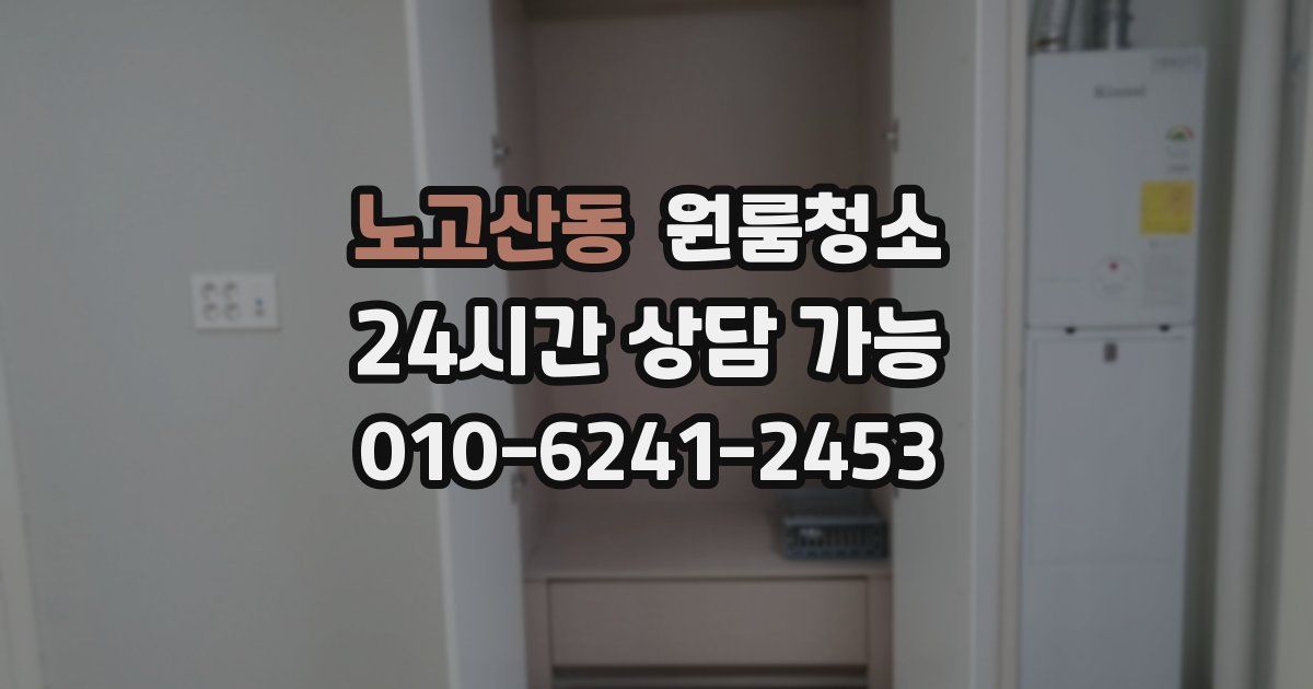 노고산동 입주청소