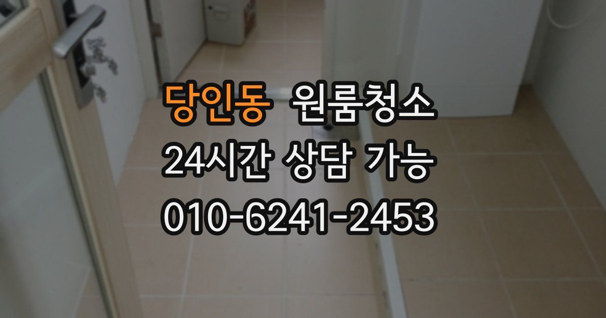 당인동 입주청소