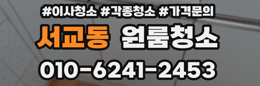 서교동 이사청소