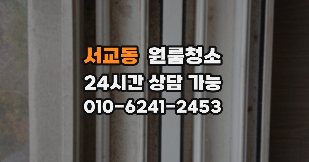 서교동 입주청소