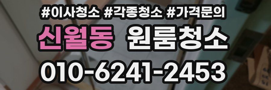 신월동 이사청소