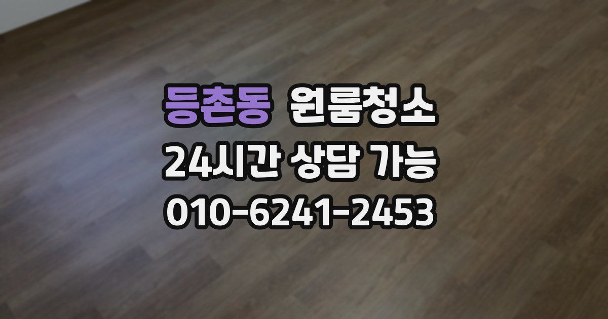 등촌동 입주청소