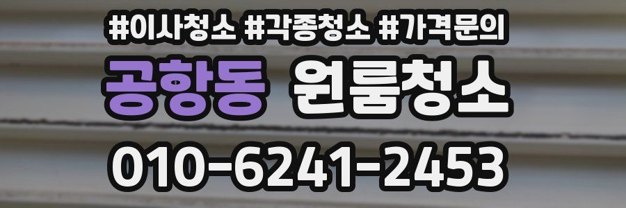 공항동 이사청소