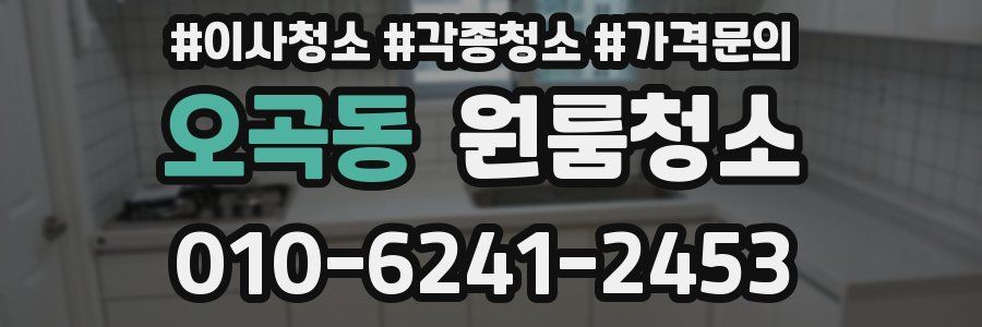 오곡동 이사청소