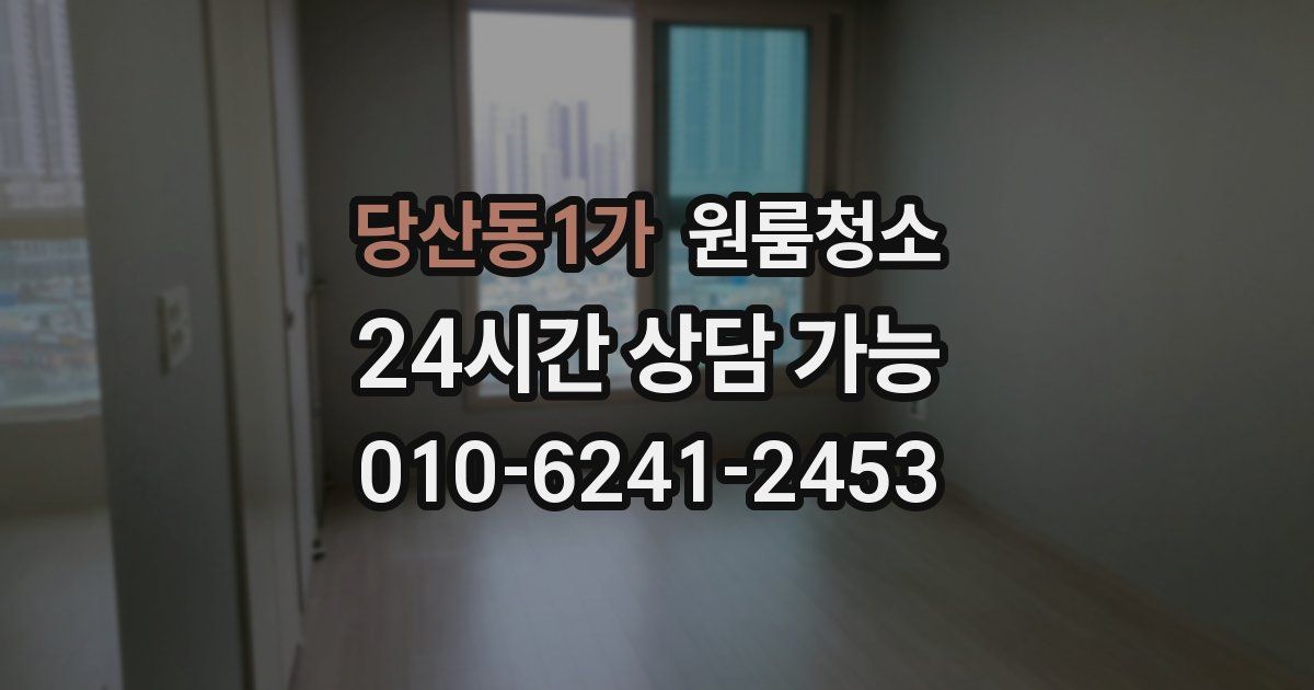 당산동1가 입주청소