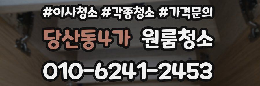 당산동4가 이사청소