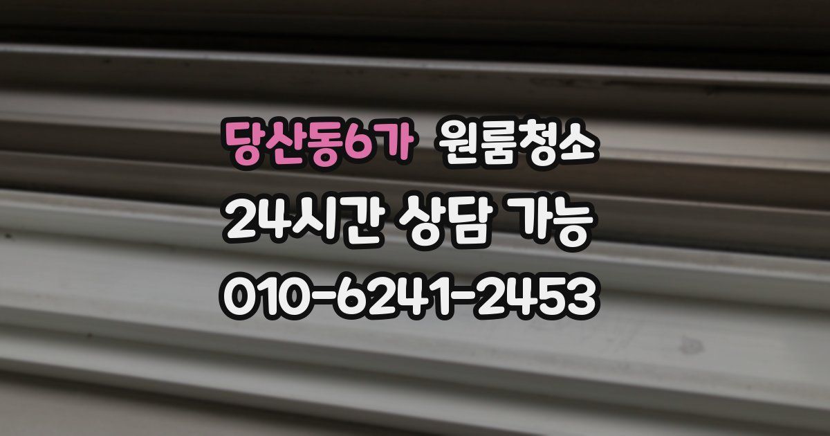 당산동6가 입주청소