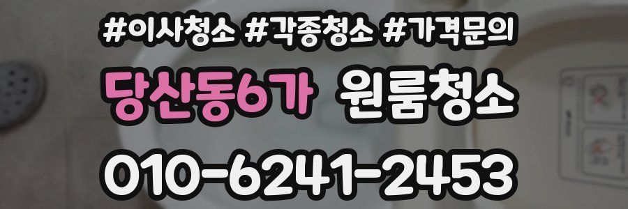 당산동6가 이사청소