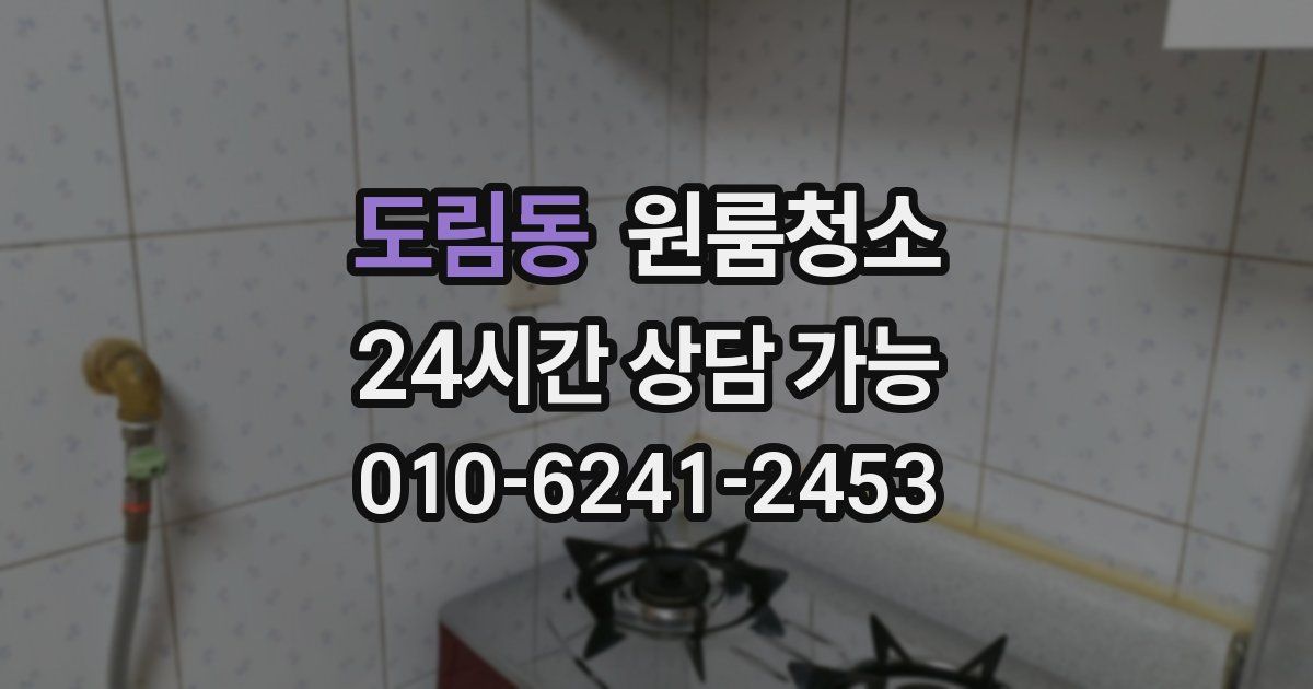 도림동 입주청소