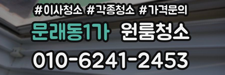 문래동1가 이사청소