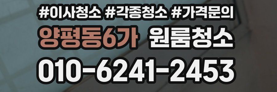 양평동6가 이사청소