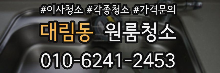 대림동 이사청소