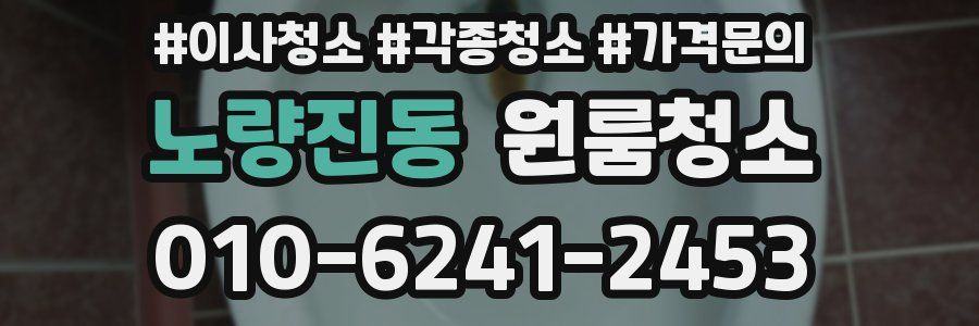 노량진동 이사청소