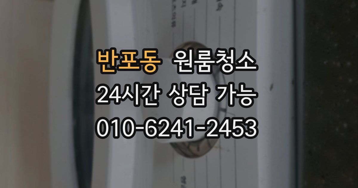 반포동 입주청소