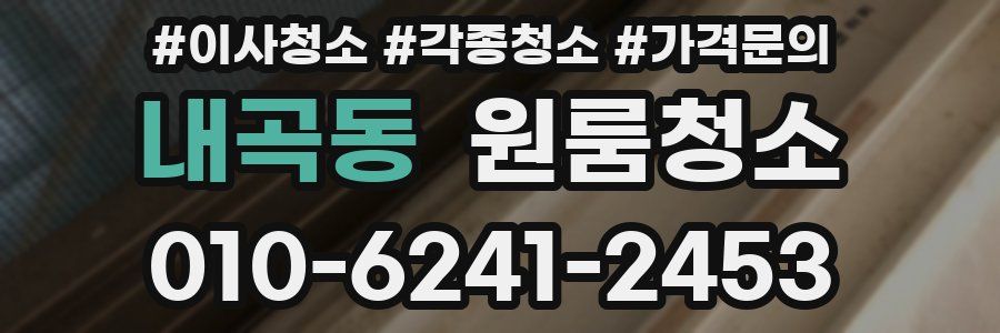 내곡동 이사청소