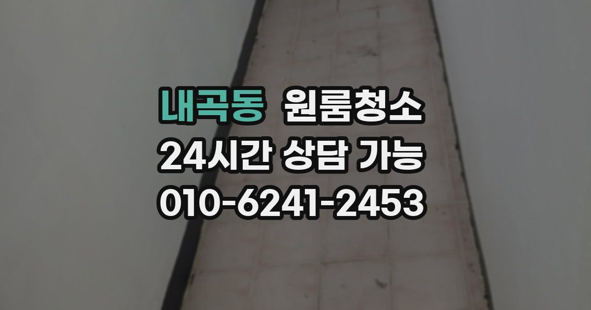 내곡동 입주청소