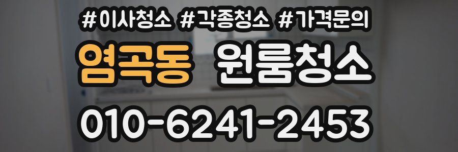 염곡동 이사청소