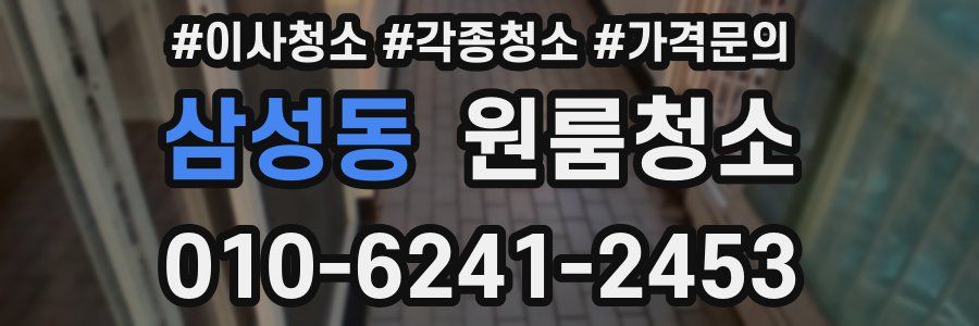 삼성동 이사청소